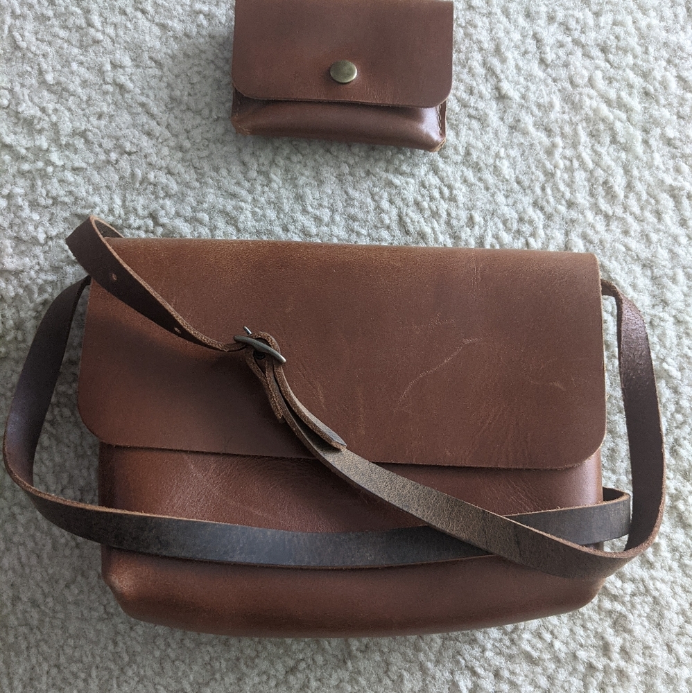 In Blue crossbody and wallet